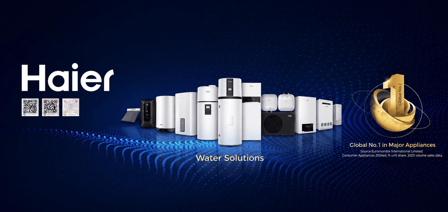 Слайд Официальный дистрибьютор Haier