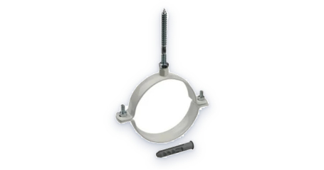 Крепление к стене KRATS D80 белое, металлическое (KS-80)