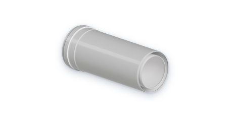 Труба утепленная KRATS универсальная D80, L 250 мм, до +180°C (YU80-025Gaz)