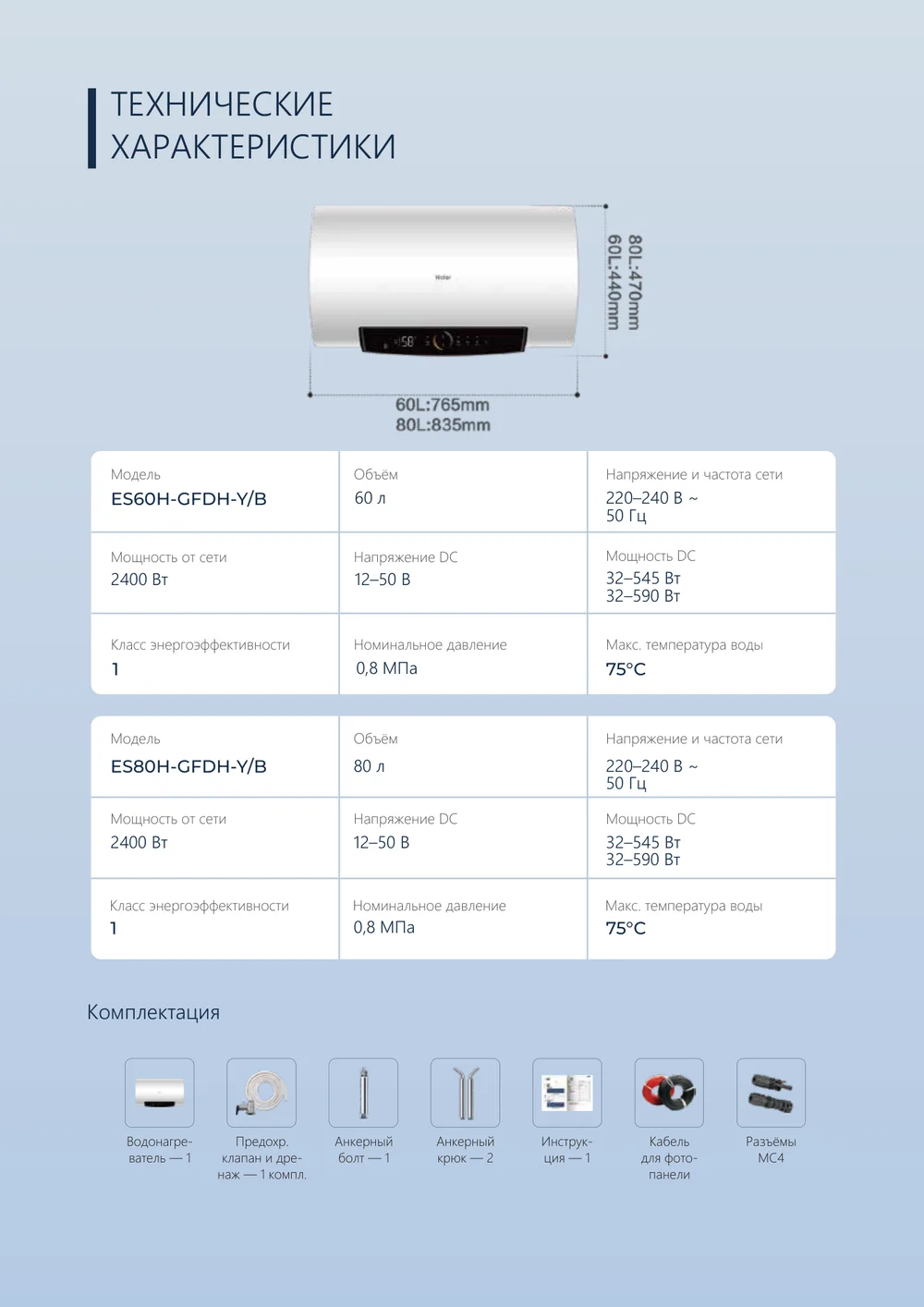 Флаер Haier &laquo;Фотоэлектрический водонагреватель&raquo;, страница 9